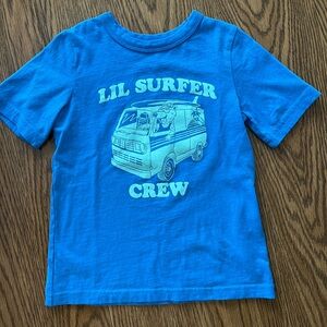 Joe Fresh Blue Kids 'Lil Surfer Crew' Size 5 T-Shirt